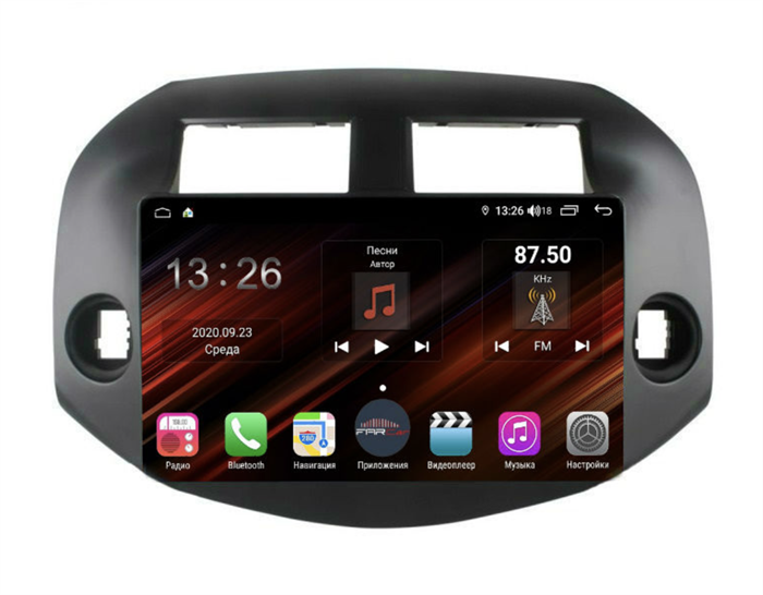 Магнитола Farcar XH018R (S400) (6/128ГБ) для Toyota RAV4 (XA30) 2006-2013 на Android 10.0 - фото 163669