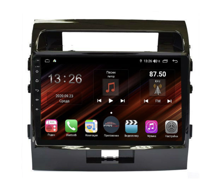 Магнитола Farcar XH381R (S400) (6/128ГБ) для Toyota Land Cruiser 200 2007-2015 на Android 10.0 - фото 163793