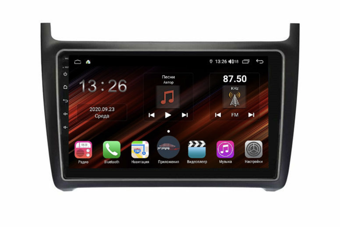 Магнитола Farcar XH910R (S400) (6/128ГБ) для Volkswagen Polo 5 2009-2019 на Android 10.0 - фото 163827