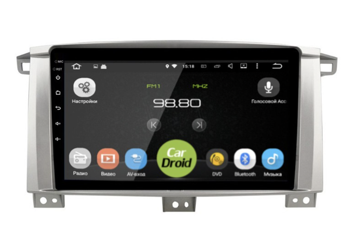 Штатная магнитола Roximo CarDroid RD-1121F для Toyota Land Cruiser 105 1998-2007 на Android 10.0 - фото 164030