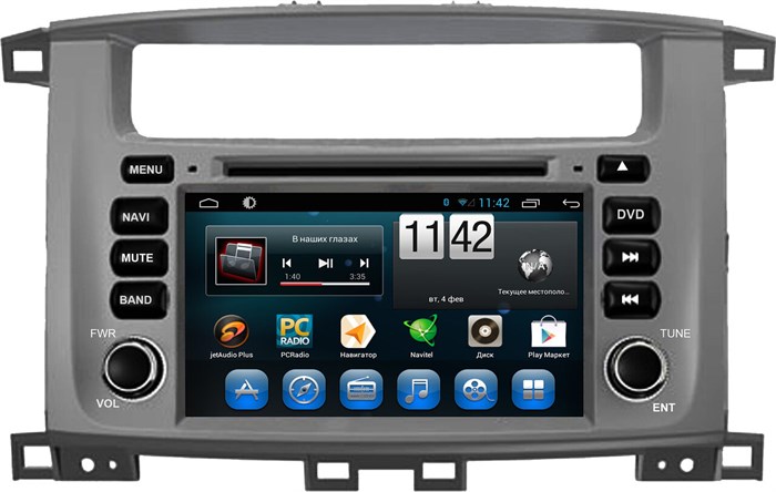 CarMedia KR-7083-S9 для Toyota Land Cruiser 100 2002-2007 на Android 8.1 - фото 164738