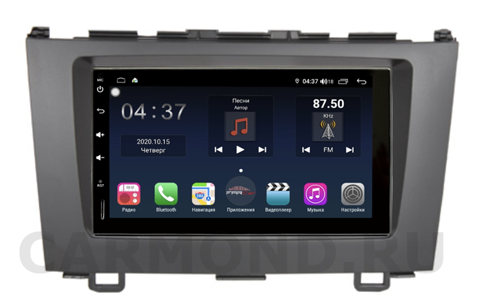 Магнитола FarCar TG829-RHO-N07 (S400) для Honda CR-V 2007-2012 на Android 10.0 - фото 165569