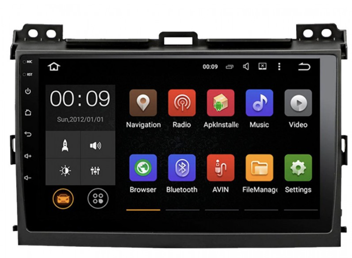 Штатная магнитола Roximo 4G RX-1105-Y для Toyota Land Cruiser Prado 120 2002-2009 (Android 12.0) - фото 166978