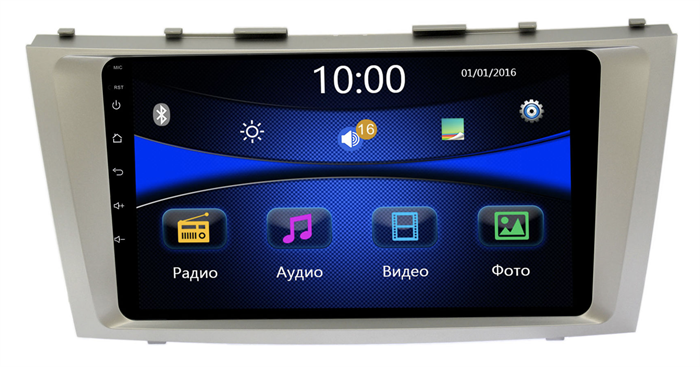 Штатная магнитола Toyota Camry V40 2006-2011 Wide Media DV-JM9037 WinCE 9 дюймов - фото 168720