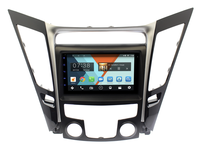 Магнитола в штатное место Hyundai Sonata 2009-2014 Wide Media MT7131PK-2/16 - фото 169609