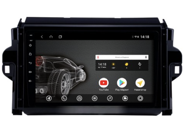 Штатная магнитола VOMI ST2842-TS9 для Toyota Fortuner II 2015-2025 на Android 10.0 - фото 170435