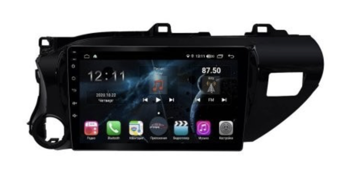 Магнитола Farcar XH588/1077R (S400) (6/128ГБ) для Toyota Hilux 2015-2020 на Android 10.0 - фото 170549