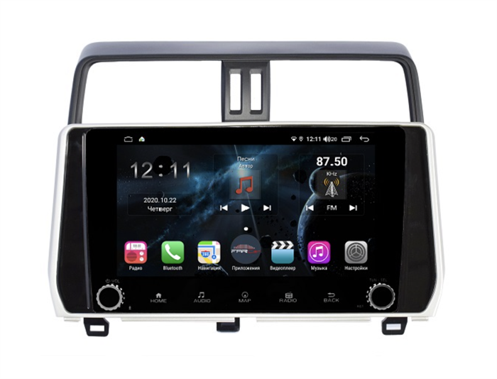 Магнитола Farcar H1053RB (S400) для Toyota Land Cruiser Prado 150 2017-2020 на Android 10.0 с кнопками - фото 178212