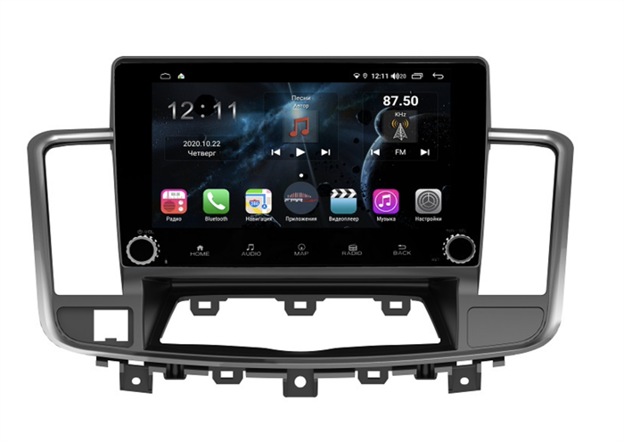 Магнитола Farcar H1076RB (S400) для Nissan Teana II 2008-2013 на Android 10.0 с кнопками - фото 178240