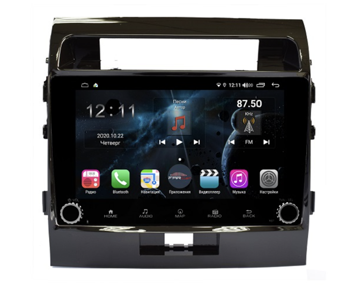 Магнитола Farcar H381RB (S400) для Toyota Land Cruiser 200 2007-2015 на Android 10.0 с кнопками - фото 178997