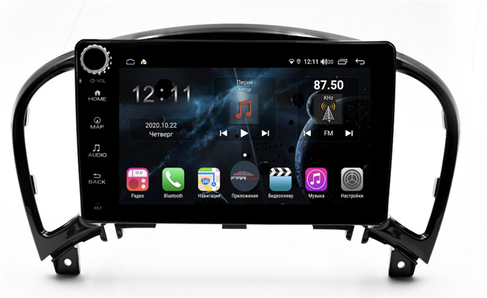 Магнитола Farcar H749RB (S400) для Nissan Juke I 2010-2019 на Android 10.0 с кнопками - фото 179237