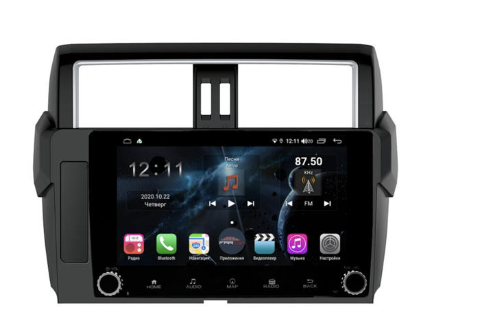Магнитола Farcar H347/531RB (S400) для Toyota Land Cruiser Prado 150 2013-2017 на Android 10.0 c кнопками - фото 179348