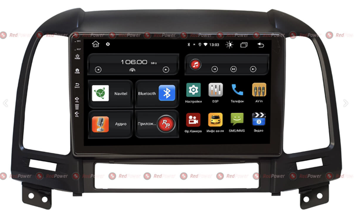Redpower 61008 для Hyundai Santa Fe II 2005-2012 на Android 10.0 - фото 180901