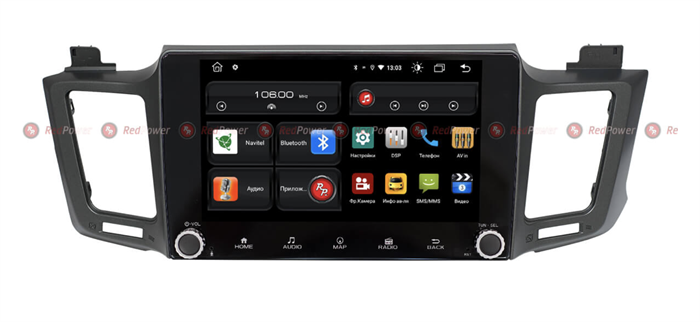 Redpower 61017 KNOB для Toyota RAV4 (CA40) 2013-2019 на Android 10.0 - фото 181839