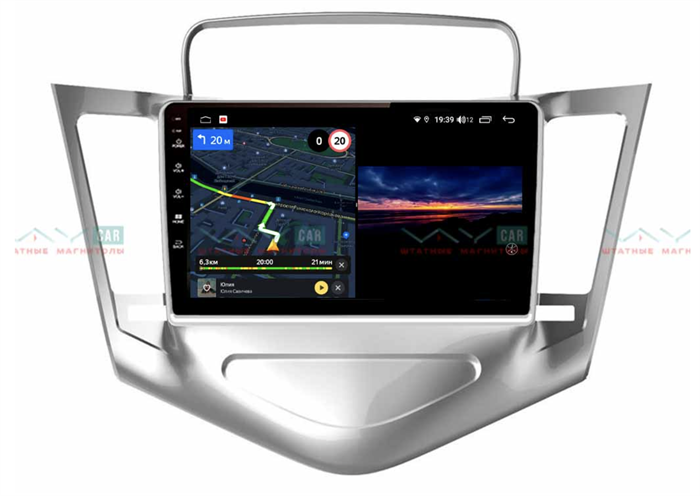 Штатная магнитола VAYCAR 09V3 3/32 ГБ для Chevrolet Cruze I 2009-2012 на Android 10.0 - фото 187518