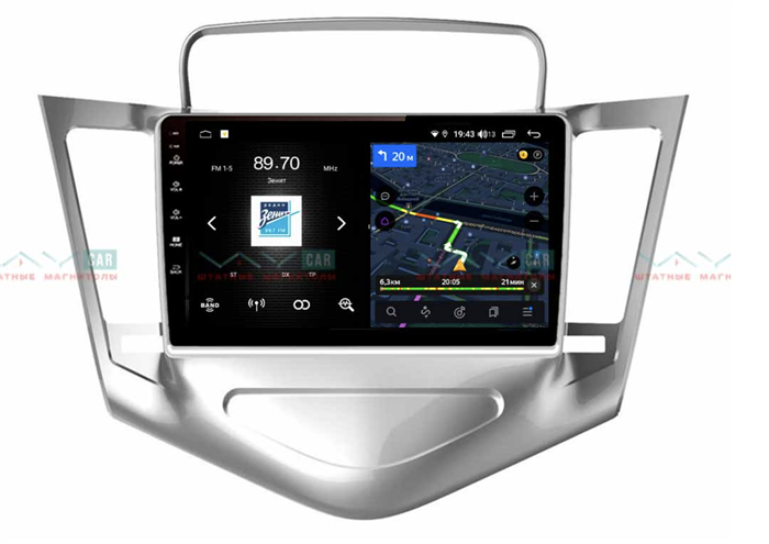 Автомагнитола VAYCAR 09V4 4/64 ГБ для Chevrolet Cruze I 2009-2012 на Android 10.0 - фото 187528