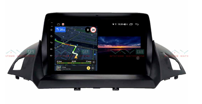 Штатная магнитола VAYCAR 09V3 3/32 ГБ для Ford Kuga II 2013-2019 на Android 10.0 - фото 187710