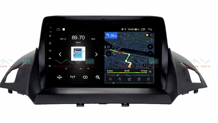 Штатная магнитола VAYCAR 09V4 4/64 ГБ для Ford Kuga II 2013-2019 на Android 10.0 - фото 187720