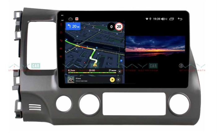 Штатная магнитола VAYCAR 10V3 3/32 ГБ для Honda Civic 8 (VIII) 2006-2012 на Android 10.0 - фото 187790