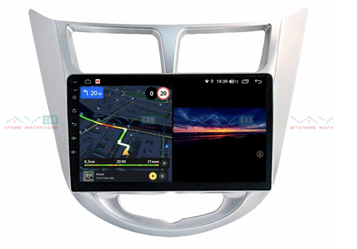 Штатная магнитола VAYCAR 09V3 3/32 ГБ для Hyundai Solaris I 2011-2017 на Android 10.0 - фото 188653