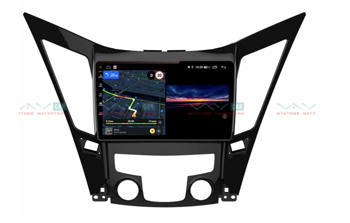 Штатная магнитола VAYCAR 09V3 3/32 ГБ для Hyundai Sonata VI (YF) 2009-2014 на Android 10.0 - фото 188773