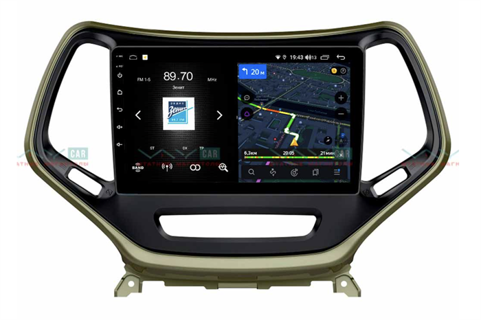 Штатная магнитола VAYCAR 10V4 4/64 ГБ для Jeep Cherokee IV (WK2) 2013-2017 на Android 10.0 - фото 188923