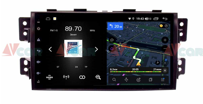 Штатная магнитола VAYCAR 09V4 4/64 ГБ для Kia Mohave I 2008-2018 на Android 10.0 - фото 189223