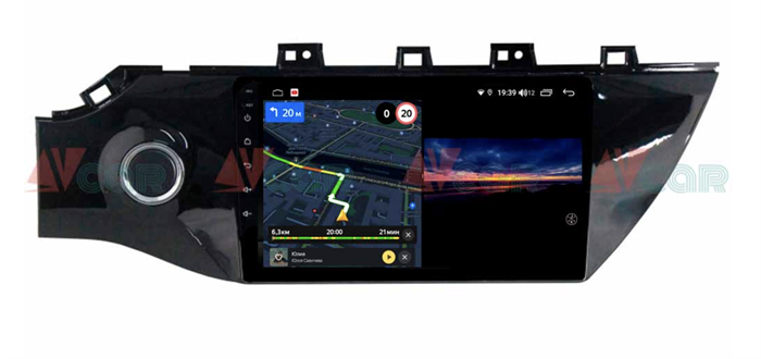 Штатная магнитола VAYCAR 09V3 3/32 ГБ для KIA Rio IV 2017-2020 на Android 10.0 - фото 189294
