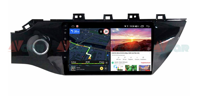 Штатная магнитола VAYCAR 09V6 6/128 ГБ для KIA Rio IV 2017-2020 на Android 10.0 - фото 189324