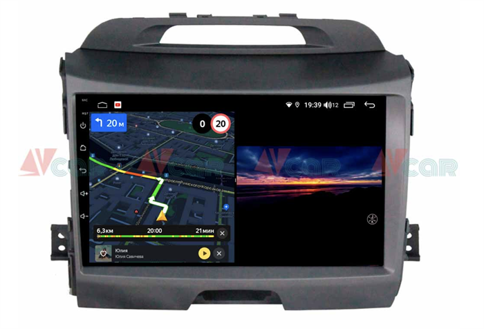 Штатная магнитола VAYCAR 09V3 3/32 ГБ для KIA Sportage III 2010-2016 на Android 10.0 - фото 189584