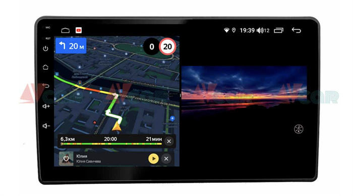 Штатная магнитола VAYCAR 09V3 3/32 ГБ для Lada Granta I 2011-2019 на Android 10.0 - фото 189704