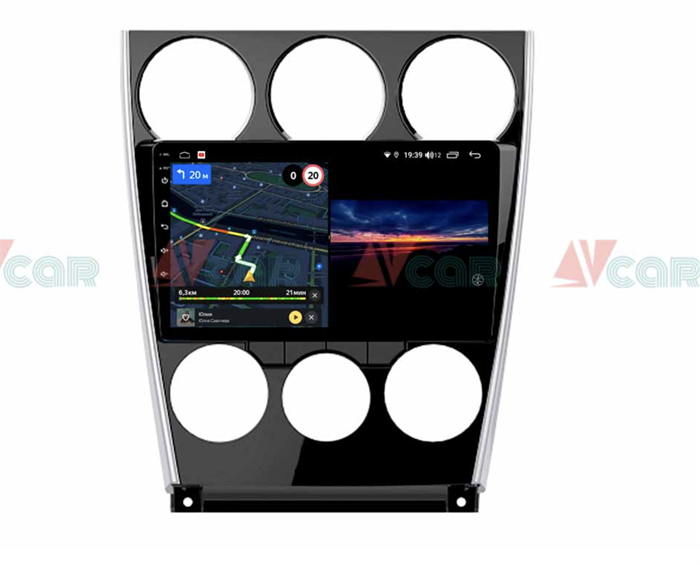 Штатная магнитола VAYCAR 09V3 3/32 ГБ для Mazda 6 2002-2007 на Android 10.0 - фото 189905