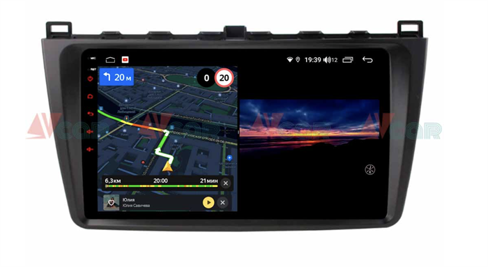 Штатная магнитола VAYCAR 09V3 3/32 ГБ для Mazda 6 2007-2012 на Android 10.0 - фото 189946