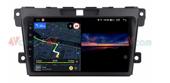 Штатная магнитола VAYCAR 09V3 3/32 ГБ для Mazda CX-7 I 2006-2012 на Android 10.0 - фото 190016