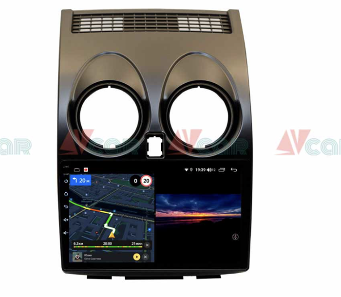 Штатная магнитола VAYCAR 09V3 3/32 ГБ для Nissan Qashqai I 2007-2013 на Android 10.0 - фото 190185