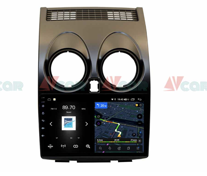 Штатная магнитола VAYCAR 09V4 4/64 ГБ для Nissan Qashqai I 2007-2013 на Android 10.0 - фото 190195