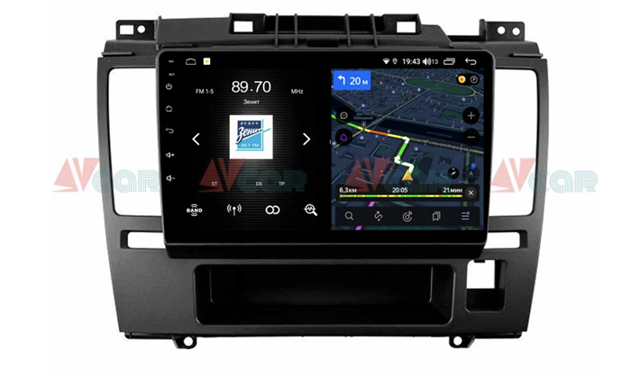 Штатная магнитола VAYCAR 09V4 4/64 ГБ для Nissan Tiida I 2004-2014 на Android 10.0 - фото 190367