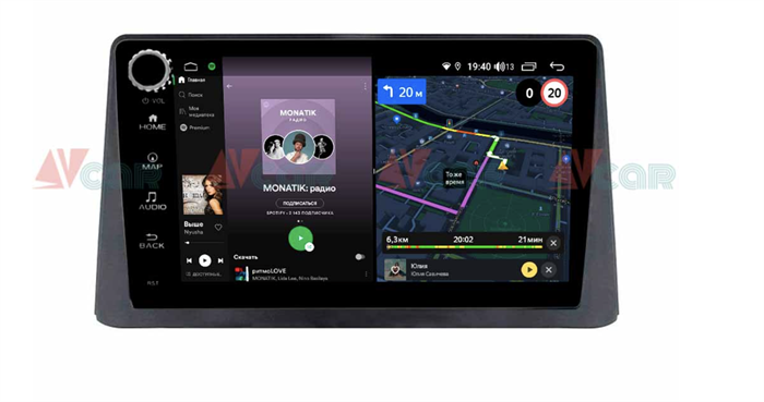 Штатная магнитола VAYCAR 09V4R 4/64 ГБ крутилки для Opel Mokka I 2012-2017 на Android 10.0 - фото 190475