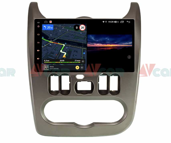 Штатная магнитола VAYCAR 09V3 3/32 ГБ для Renault Logan 2010-2013, Sandero I 2009-2014 на Android 10.0 - фото 190938