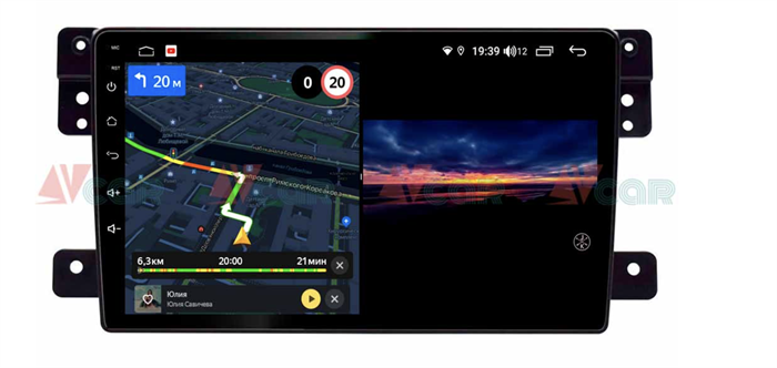 Штатная магнитола VAYCAR 09V3 3/32 ГБ для Suzuki Vitara 2005-2015 на Android 10.0 - фото 191387