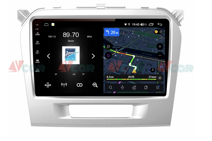 Штатная магнитола VAYCAR 09V4 4/64 ГБ для Suzuki Vitara IV 2014-2024 на Android 10.0 - фото 191437