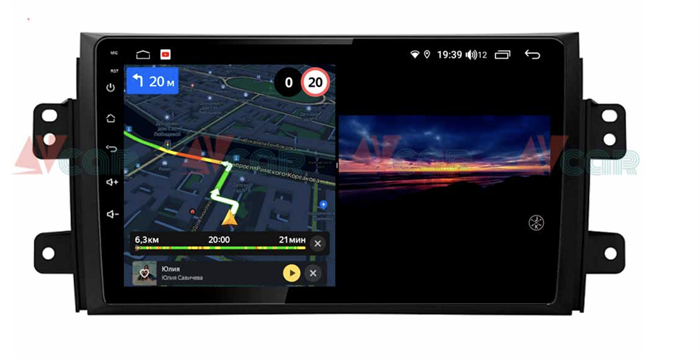 Штатная магнитола VAYCAR 09V3 3/32 ГБ для Suzuki SX4 I 2006-2014 на Android 10.0 - фото 191507