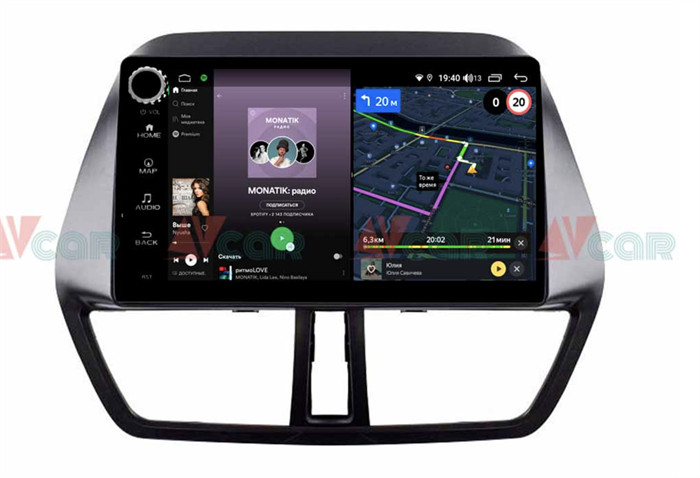Штатная магнитола VAYCAR 09V4R 4/64 ГБ крутилки для Suzuki Sx4 II 2013-2022 на Android 10.0 - фото 191579