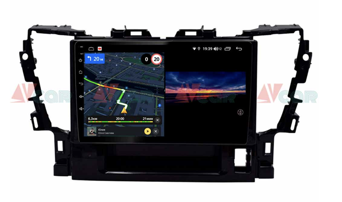 Штатная магнитола VAYCAR 10V3 3/32 ГБ для Toyota Alphard III 2015-2020 на Android 10.0 - фото 191599