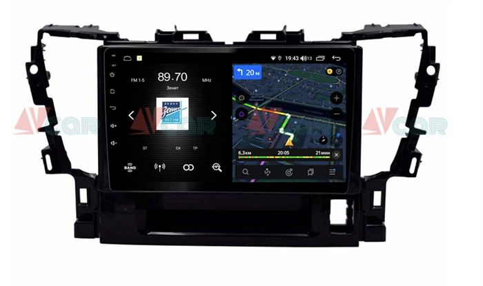 Штатная магнитола VAYCAR 10V4 4/64 ГБ для Toyota Alphard III 2015-2020 на Android 10.0 - фото 191609