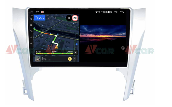 Штатная магнитола VAYCAR 10V3 3/32 ГБ для Toyota Camry V50 2011-2014 на Android 10.0 - фото 191719