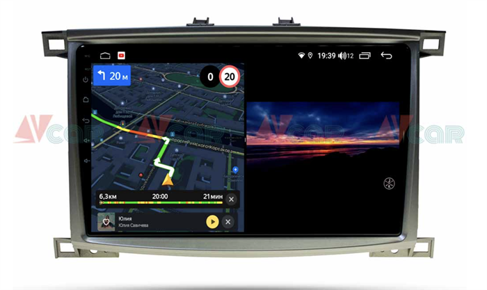 Штатная магнитола VAYCAR 10V3 3/32 ГБ для Toyota Land Cruiser 100 2002-2007 на Android 10.0 - фото 192049