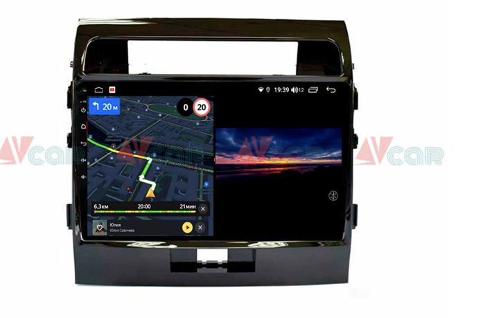 Штатная магнитола VAYCAR 10V3 3/32 ГБ для Toyota Land Cruiser 200 2007-2015 на Android 10.0 - фото 192089