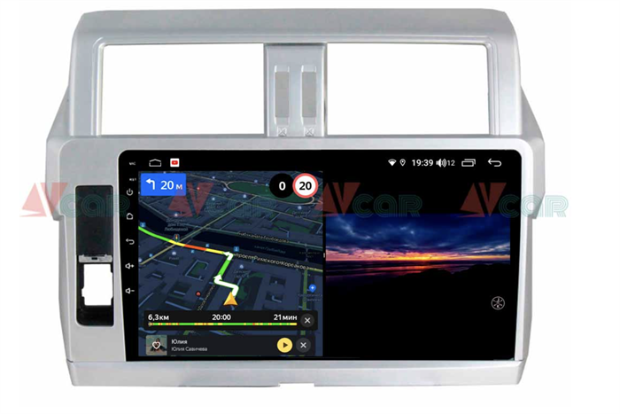 Штатная магнитола VAYCAR 10V3 3/32 ГБ для Toyota Land Cruiser Prado 150 2013-2017 на Android 10.0 - фото 192249