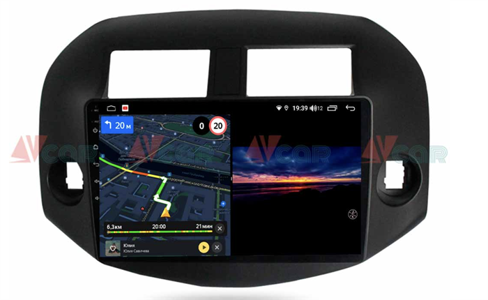 Штатная магнитола VAYCAR 10V3 3/32 ГБ для Toyota RAV4 (XA30) 2006-2013 на Android 10.0 - фото 192369